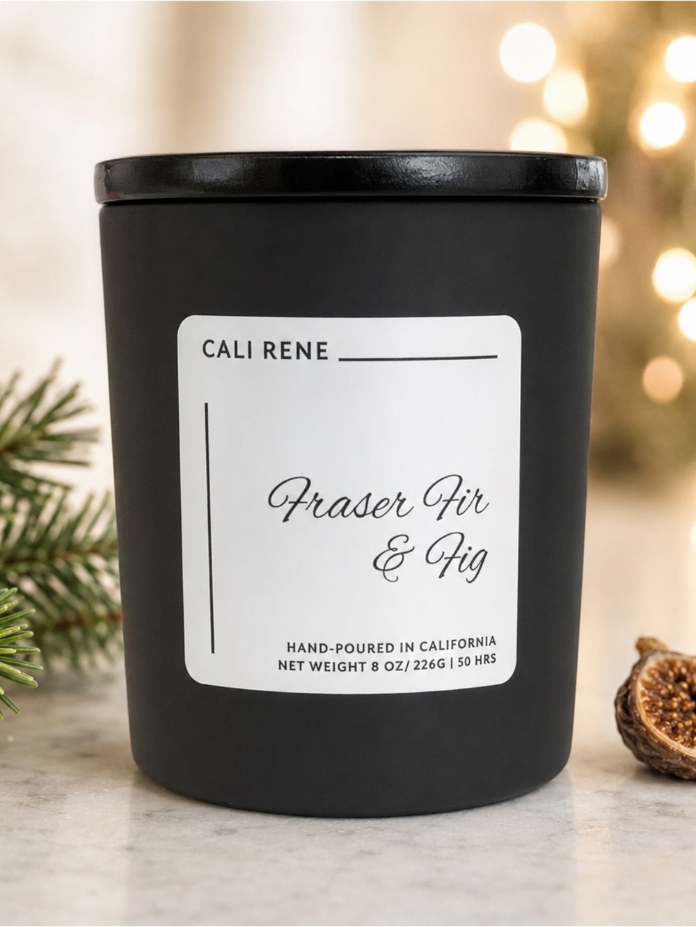 Fraser Fir & Fig Coconut Wax Candle 8 oz